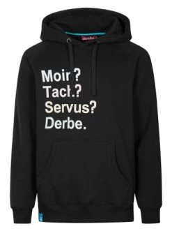 Budget 🔥 Bekleidung Derbe Hoodie In Schwarz Günstig Kaufen 🔥