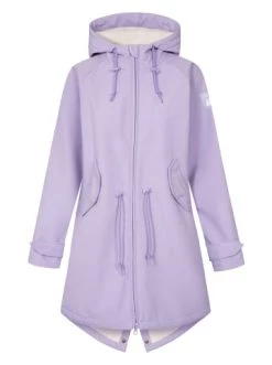 Budget ✔️ Outdoor & Sport Derbe Jacke Island Friese In Purple Rose/off White Günstig Kaufen 😉