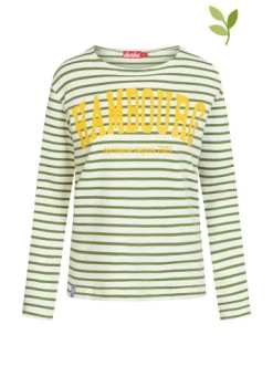 Budget ✔️ Bekleidung Derbe Longsleeve In Weiß/ Grün Günstig Kaufen 🔔