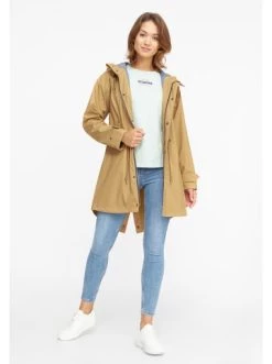 Blitzangebot 🔥 Outdoor & Sport Derbe Regenjacke In Beige Günstig Kaufen 👍 -Damen Thermojacke Verkäufe derbe regenjacke in beige 2