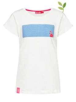 Aktion 🔔 Bekleidung Derbe 👕 Shirt "Flamingo" In Creme Günstig Kaufen 🎉