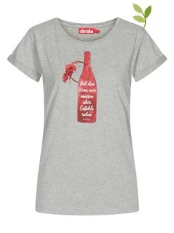 Bestpreis 👏 Bekleidung Derbe 👚 Shirt "Wein" In Grau Günstig Kaufen 🧨