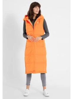 Auslauf 🌟 Bekleidung Derbe Steppweste In Orange Günstig Kaufen 🌟 -Damen Thermojacke Verkäufe derbe steppweste in orange 2