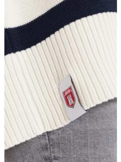 Bestpreis 😉 Bekleidung Derbe Strickpullover Kippes Striped In Off White/navy Günstig Kaufen ⌛ -Damen Thermojacke Verkäufe derbe strickpullover kippes striped in off white navy 6