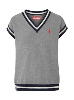 Am billigsten 🎁 Bekleidung Derbe Strickpullunder Kippes In Grau Meliert Günstig Kaufen 🔥