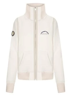 Am billigsten 🌟 Outdoor & Sport Derbe Sweatjacke "Comfi" In Creme Günstig Kaufen 🌟