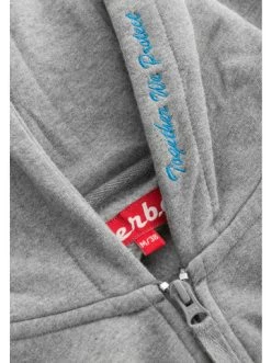 Neu ❤️ Outdoor & Sport Derbe Sweatjacket Seehase GOTS IC In Grey Melange/brilliant Blue Günstig Kaufen ✔️ -Damen Thermojacke Verkäufe derbe sweatjacket seehase gots ic in grey melange brilliant blue 3