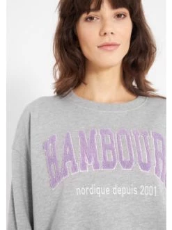 Bestpreis ✔️ Outdoor & Sport Derbe Sweatshirt Hambourg In Grau Meliert Günstig Kaufen ⌛ -Damen Thermojacke Verkäufe derbe sweatshirt hambourg in grau meliert 5