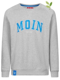 Top 10 😀 Outdoor & Sport Derbe Sweatshirt "Moin" In Grau Günstig Kaufen 👏