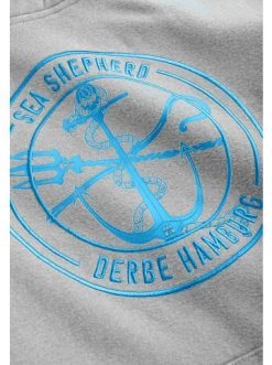 Brandneu 😀 Outdoor & Sport Derbe Sweatshirt Zope GOTS IC In Grey Melange/brilliant Blue Günstig Kaufen 😀 -Damen Thermojacke Verkäufe derbe sweatshirt zope gots ic in grey melange brilliant blue 2