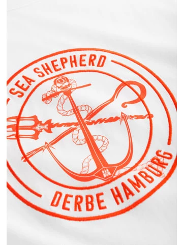 Auslauf 😉 Bekleidung Derbe T-Shirt Barbe Mono GOTS IC In White/cherry Tomato Günstig Kaufen 😀 4 Auslauf 😉 Bekleidung Derbe T-Shirt Barbe Mono GOTS IC In White/cherry Tomato Günstig Kaufen 😀 – Bild 2