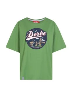 Budget 🧨 Bekleidung Derbe T-shirt Hafenbrücke In Cactus Günstig Kaufen ✨