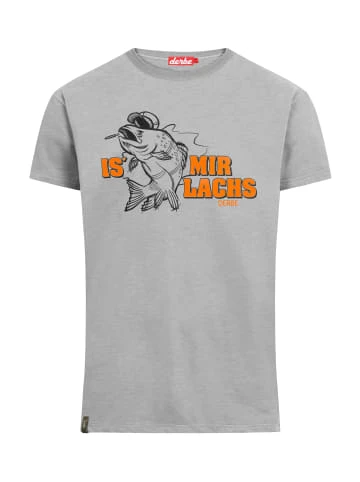 Billig ❤️ Bekleidung Derbe T-shirt Is Mir Lachs In Grau Meliert Günstig Kaufen ✔️ 3 Billig ❤️ Bekleidung Derbe T-shirt Is Mir Lachs In Grau Meliert Günstig Kaufen ✔️