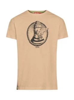 Schlussverkauf 👏 Bekleidung Derbe T-shirt Matrosenmöwe In Caramel Günstig Kaufen ✨