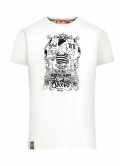 Bestes Angebot 💯 Bekleidung Derbe T-shirt Seemann In Off-white Günstig Kaufen 👍