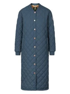 Budget ❤️ Bekleidung Derbe Übergangsjacke Quiltby Cozy In Navy/caramel Günstig Kaufen 🔔