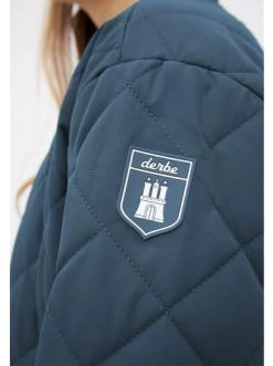 Budget ❤️ Bekleidung Derbe Übergangsjacke Quiltby Cozy In Navy/caramel Günstig Kaufen 🔔 -Damen Thermojacke Verkäufe derbe ubergangsjacke quiltby cozy in navy caramel 4