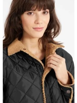 Bester Verkauf 🛒 Bekleidung Derbe Wendejacke Teddyholm In Caramel/black Günstig Kaufen 🧨 -Damen Thermojacke Verkäufe derbe wendejacke teddyholm in caramel black 8