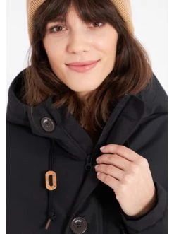 Auslauf 🔥 Bekleidung Derbe Winterjacke Festholm In Black/Black Günstig Kaufen 😉 -Damen Thermojacke Verkäufe derbe winterjacke festholm in black black 4