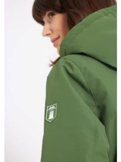 Budget ✨ Bekleidung Derbe Winterjacke Festholm In Cactus/off White Günstig Kaufen 🌟 -Damen Thermojacke Verkäufe derbe winterjacke festholm in cactus off white 6