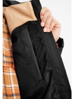 Auslauf 🎉 Bekleidung Derbe Wintermantel Bigholm CD In Black/caramel Günstig Kaufen 🎁 -Damen Thermojacke Verkäufe derbe wintermantel bigholm cd in black caramel 5