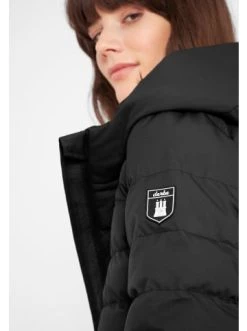 Auslauf 🎉 Bekleidung Derbe Wintermantel Bigholm CD In Black/caramel Günstig Kaufen 🎁 -Damen Thermojacke Verkäufe derbe wintermantel bigholm cd in black caramel 7